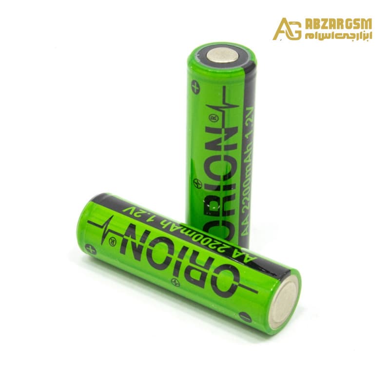 باتری قلمی قابل شارژ 2200mAh سرتخت مارک ORION — تصویر ۷