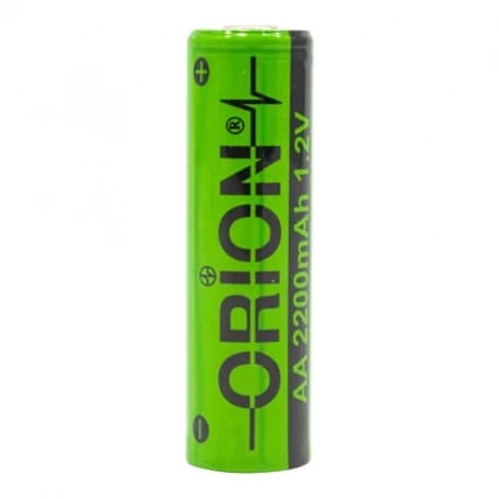 باتری قلمی قابل شارژ 2200mAh سرتخت مارک ORION — تصویر ۳