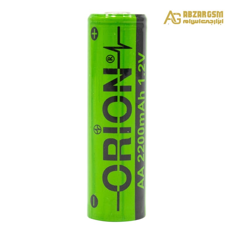 باتری قلمی قابل شارژ 2200mAh سرتخت مارک ORION — تصویر ۶
