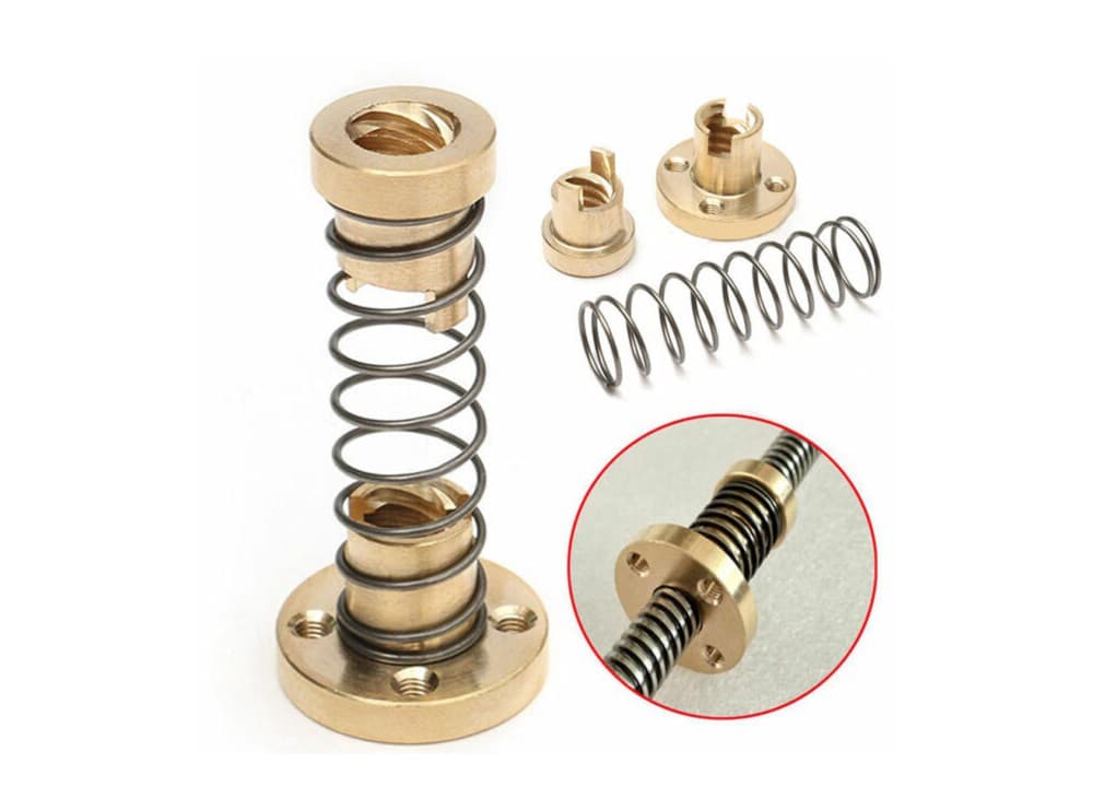 مهره لید اسکرو فنردار 8 میلیمتری – T8 Lead Screw Nut