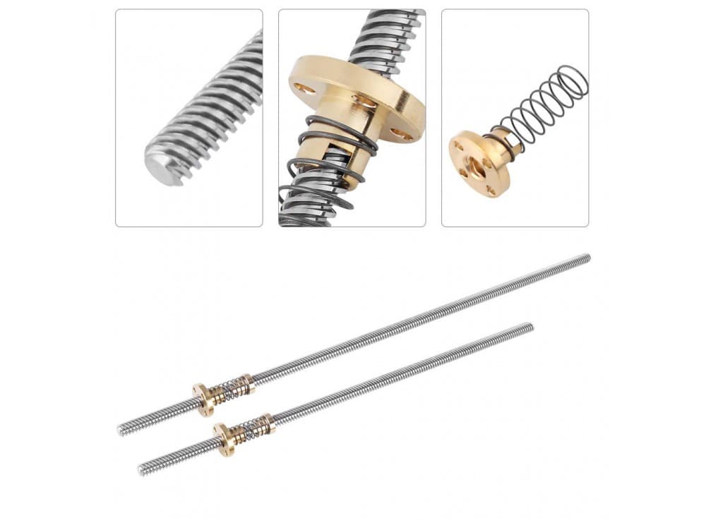 مهره لید اسکرو فنردار 8 میلیمتری – T8 Lead Screw Nut — تصویر ۷