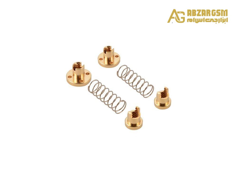 مهره لید اسکرو فنردار 8 میلیمتری – T8 Lead Screw Nut — تصویر ۱۰