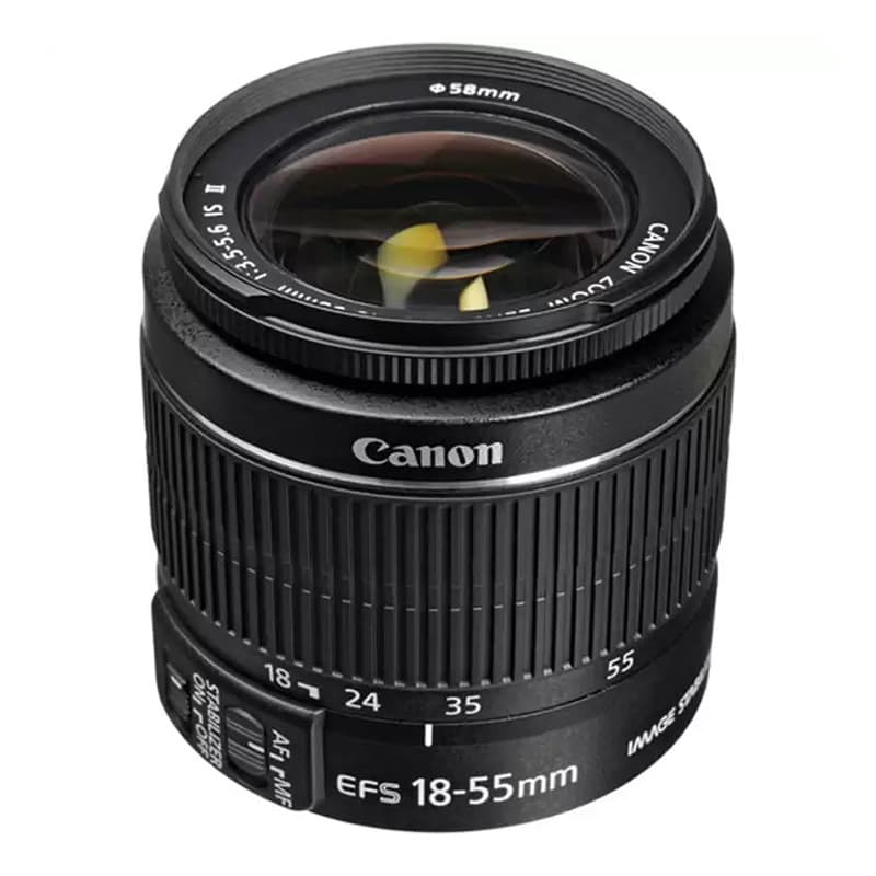 لنز کانن مدل Canon EF-S 18-55mm f/3.5-5.6 IS II NO BOX — تصویر ۳
