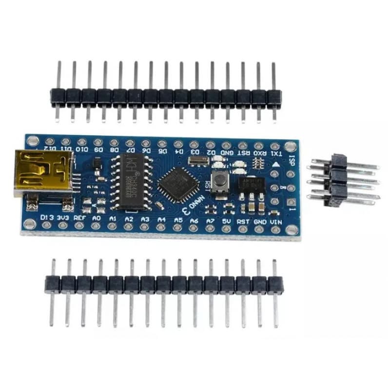 برد آردوینو نانو Arduino Nano CH340 با تراشه ATMEGA168 — تصویر ۲