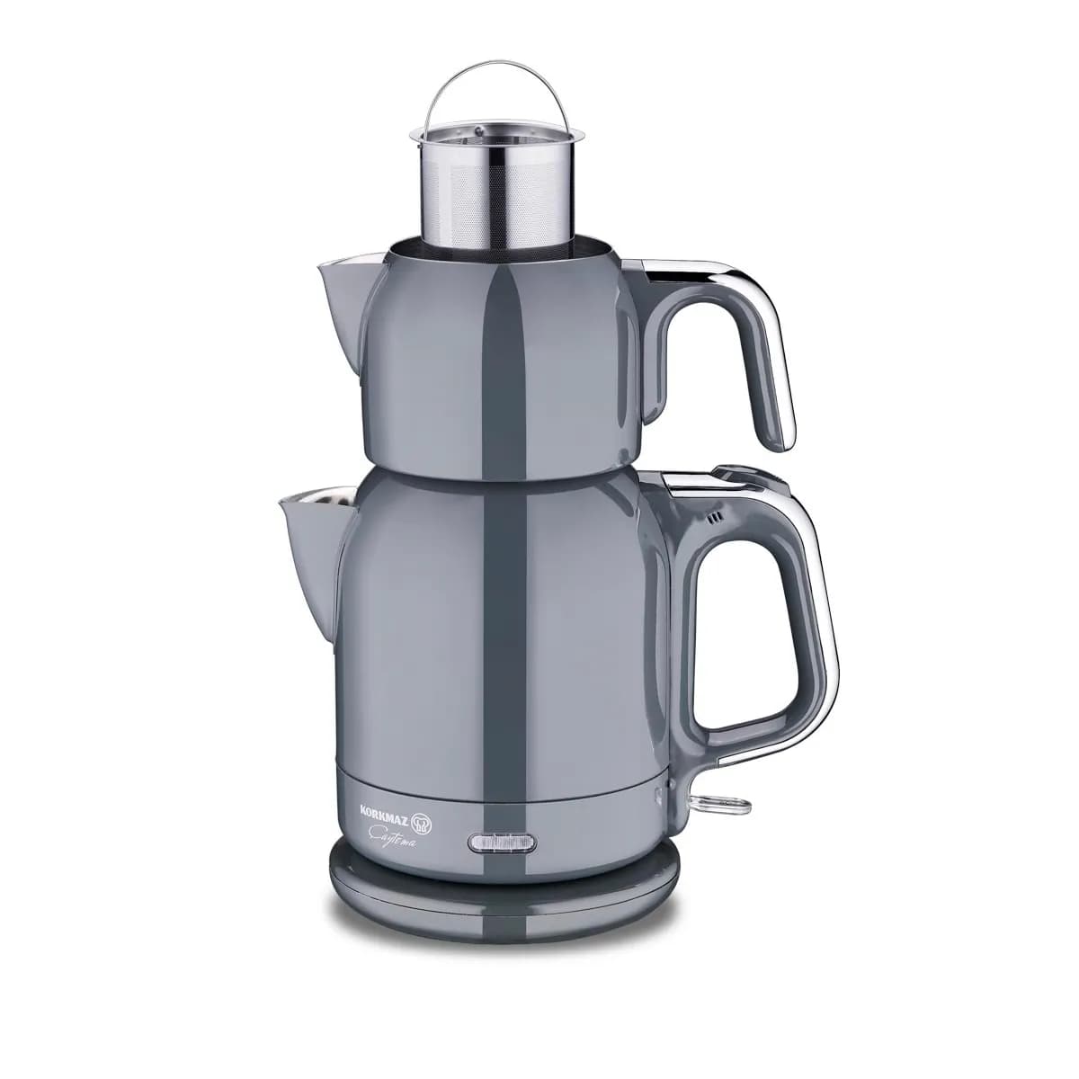 چای ساز اتوماتیک برقی 1600 وات 0.9 + 1.7 لیتر نوک مدادی چایتیما کرکماز 331-12 — تصویر ۴