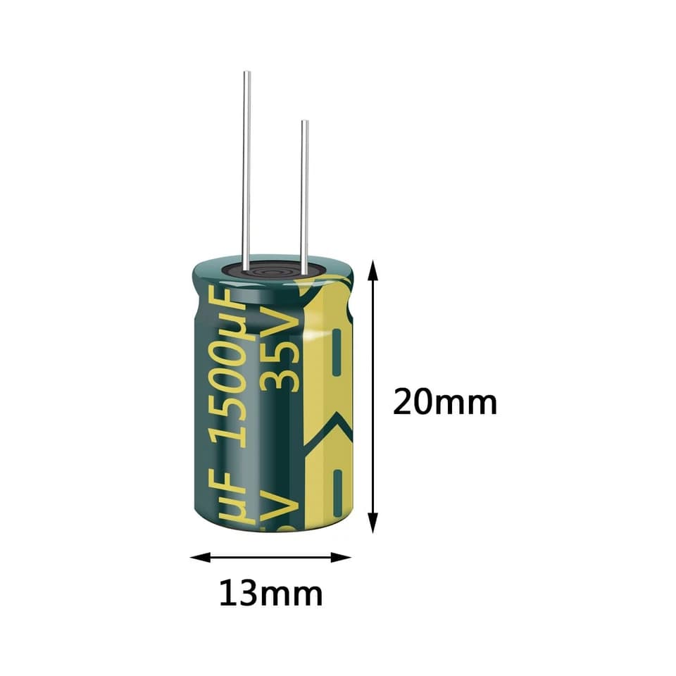 خازن الکترولیتی 1500UF 35V برند JWCO — تصویر ۲