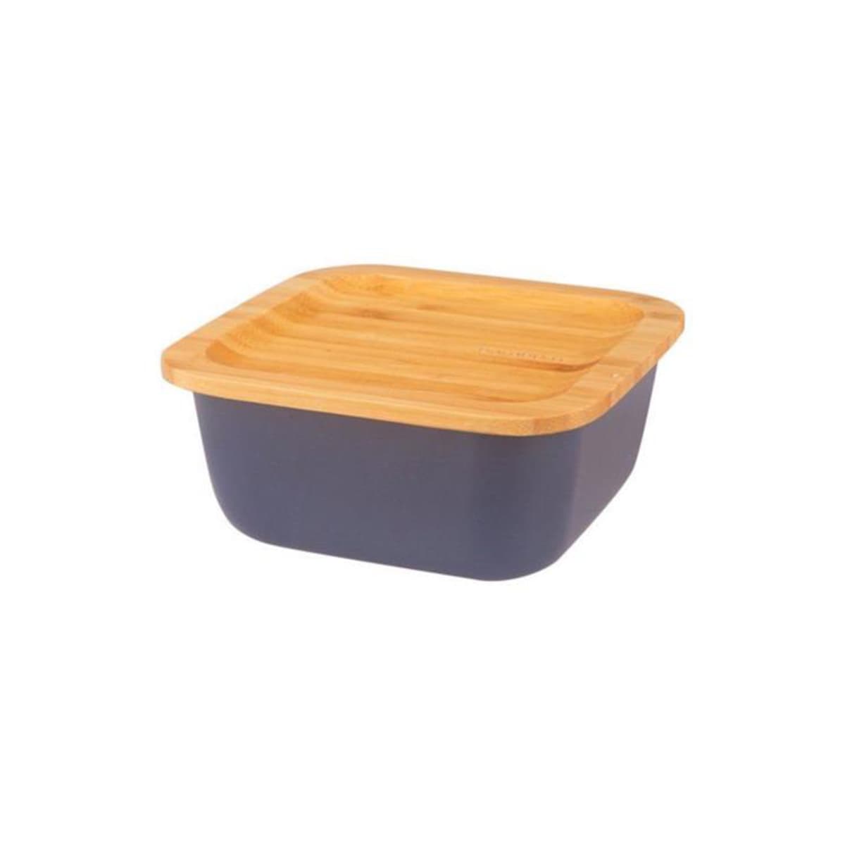 ظرف نگهدارنده غذا گرانیت 10 سانتی متر 300 میلی لیتر مشکی اسلالوم بامبوم B3768