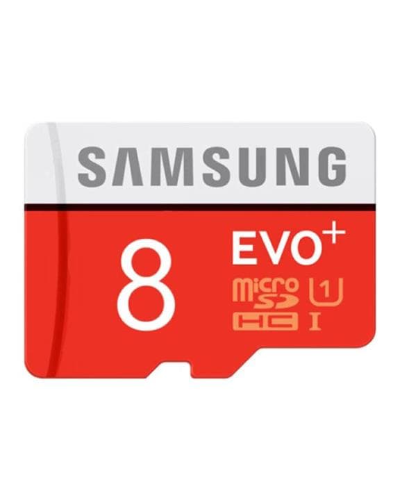 کارت حافظه microSDHC سامسونگ مدل Evo Plus کلاس 10 استاندارد UHS-I U1 سرعت 80MBps همراه با آداپتور SD ظرفیت 8 گیگابایت