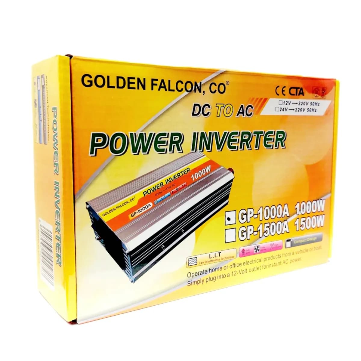 اینورتر 12 ولت به 220 ولت 1000 وات FALCON مدل GP-1000A — تصویر ۲
