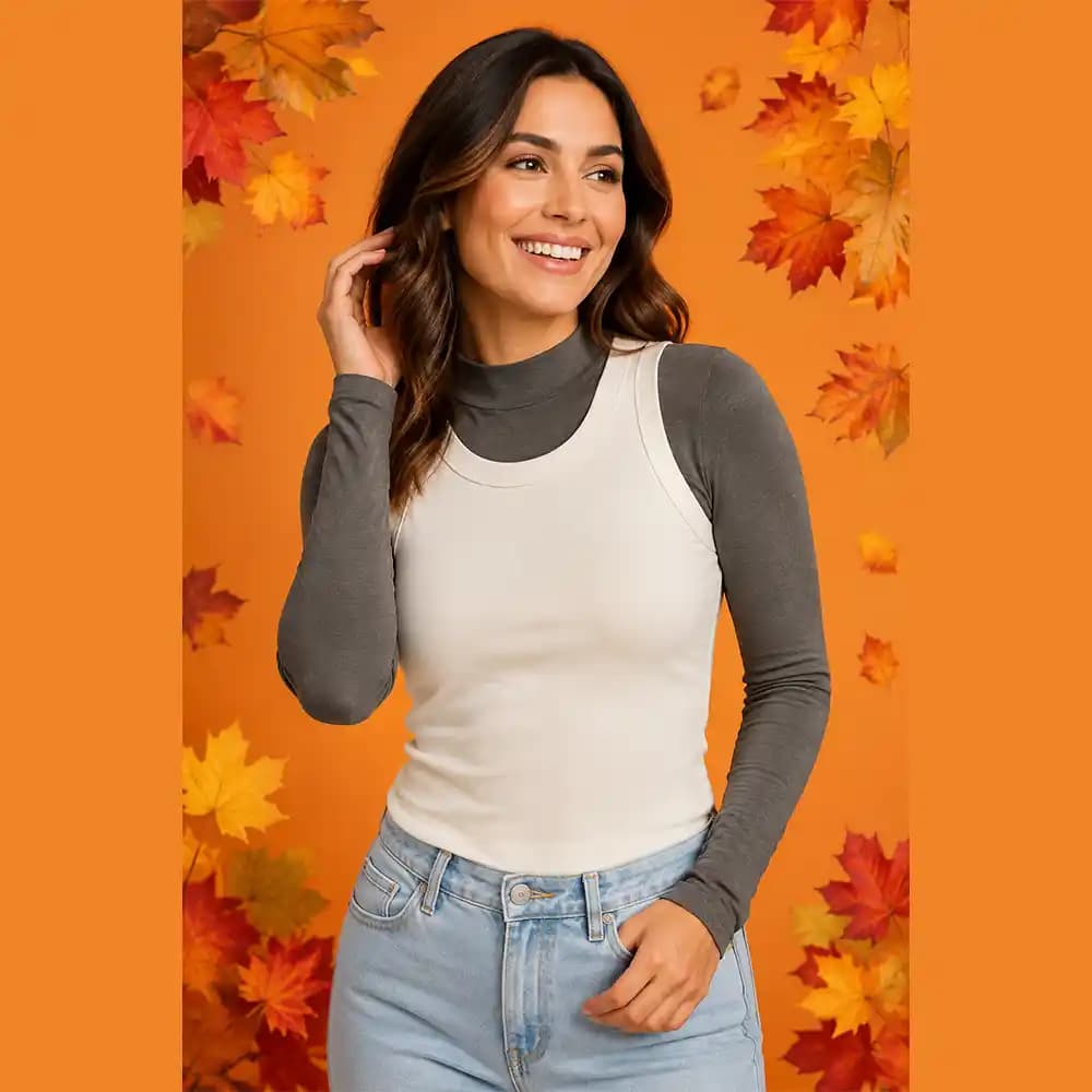 تاپ زنانه برند Bershka کد 61900005-2 — تصویر ۲