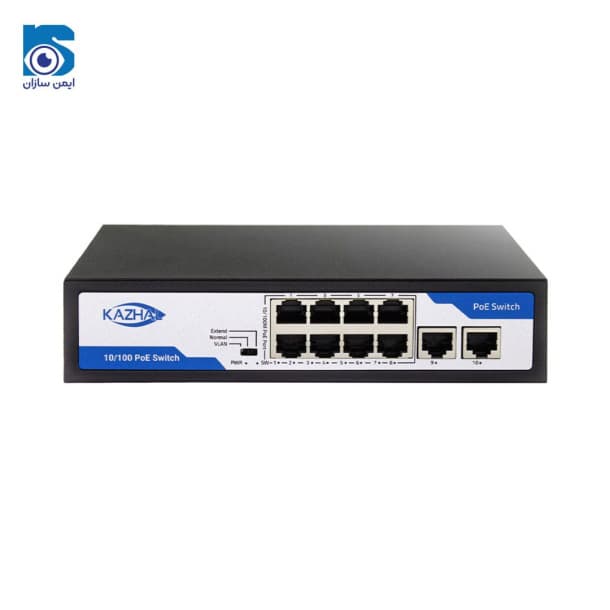 سوئیچ PoE کژال KAZHAL KNS-P82F-E3