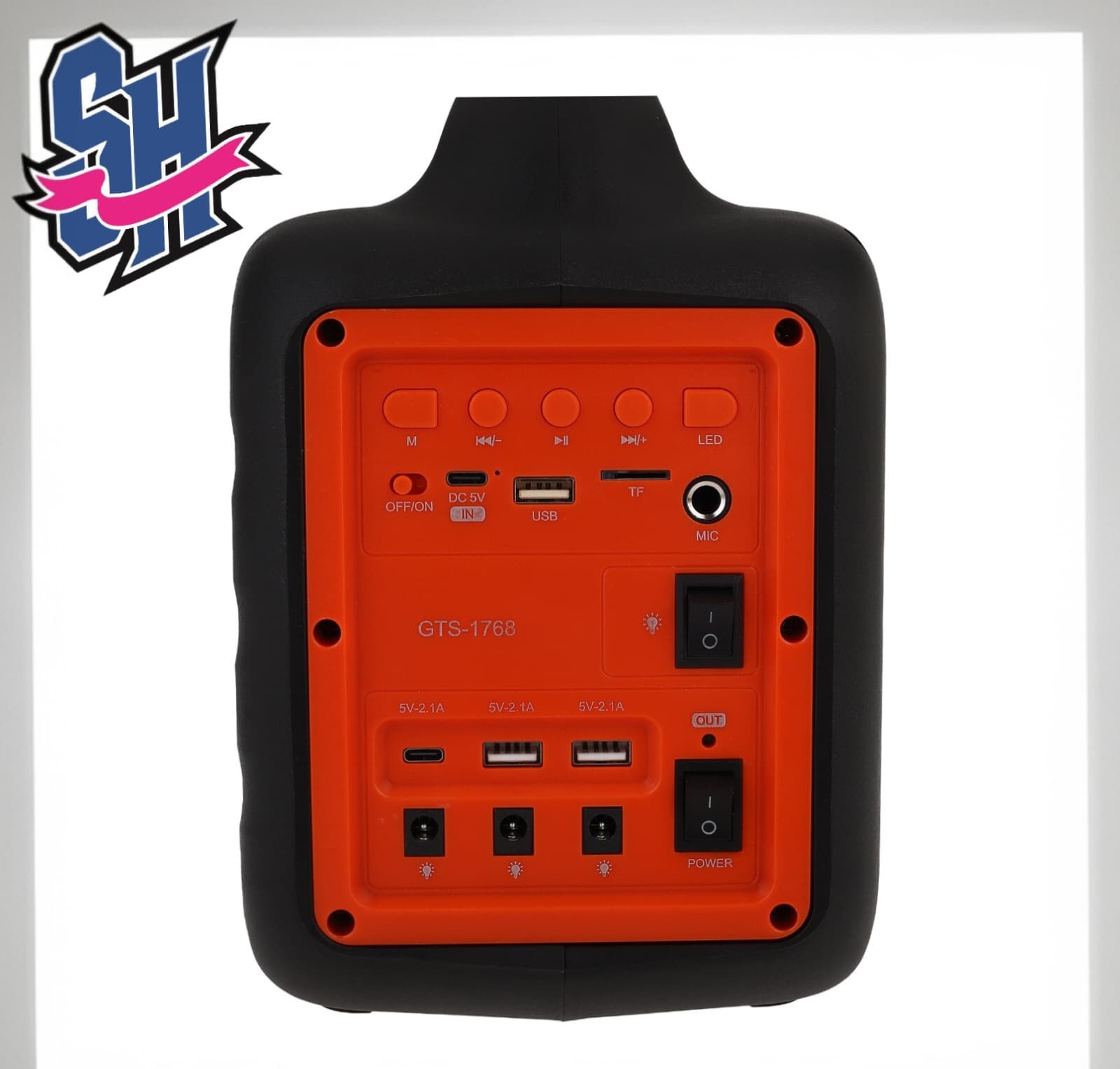اسپیکر خورشیدی گریت نایس مدل GTS 1768 — تصویر ۴