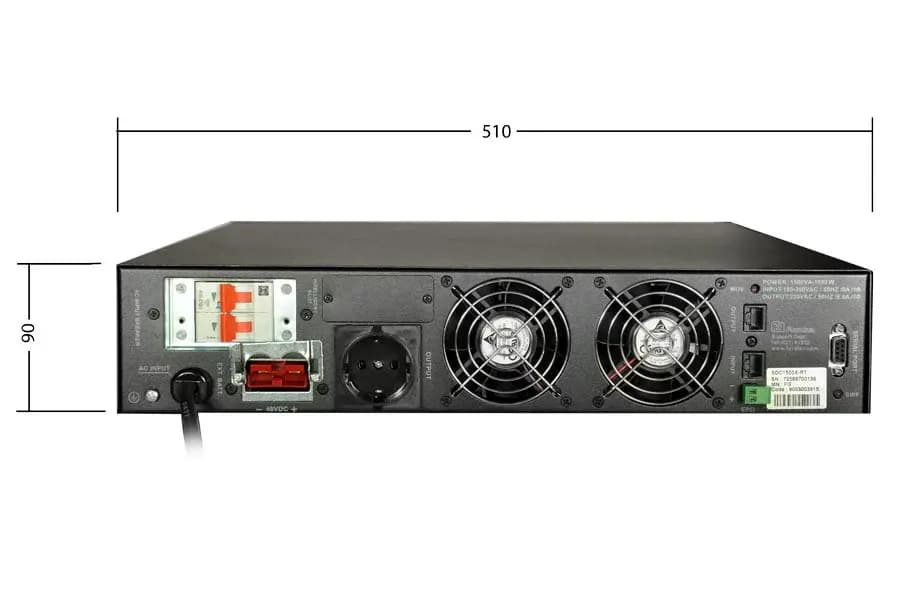 یو پی اس آنلاین 1.5 کاوا برند فاراتل مدل SDC1500X-RT — تصویر ۲
