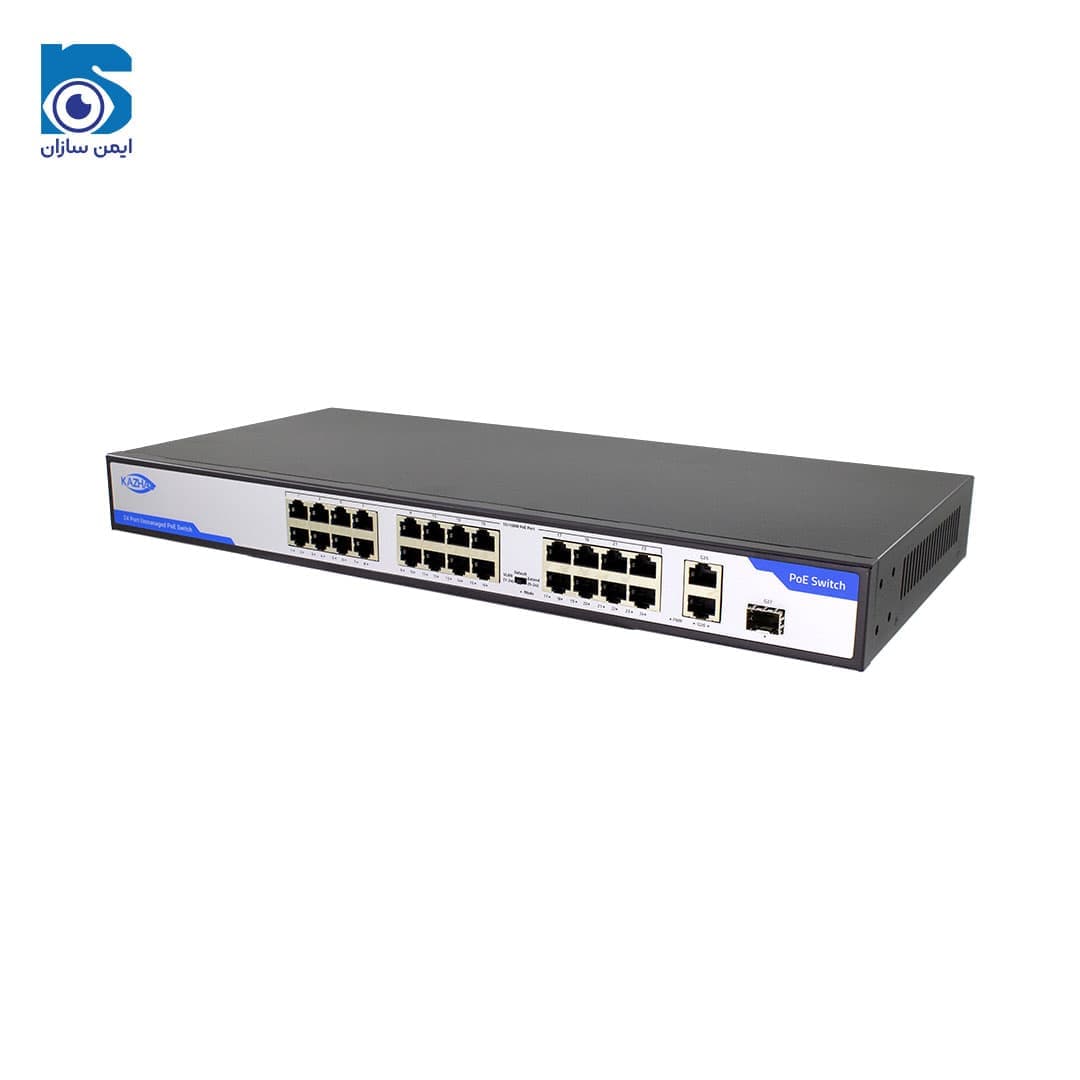 سوئیچ PoE کژال KAZHAL KNS-P2421GS-400-E2 — تصویر ۲