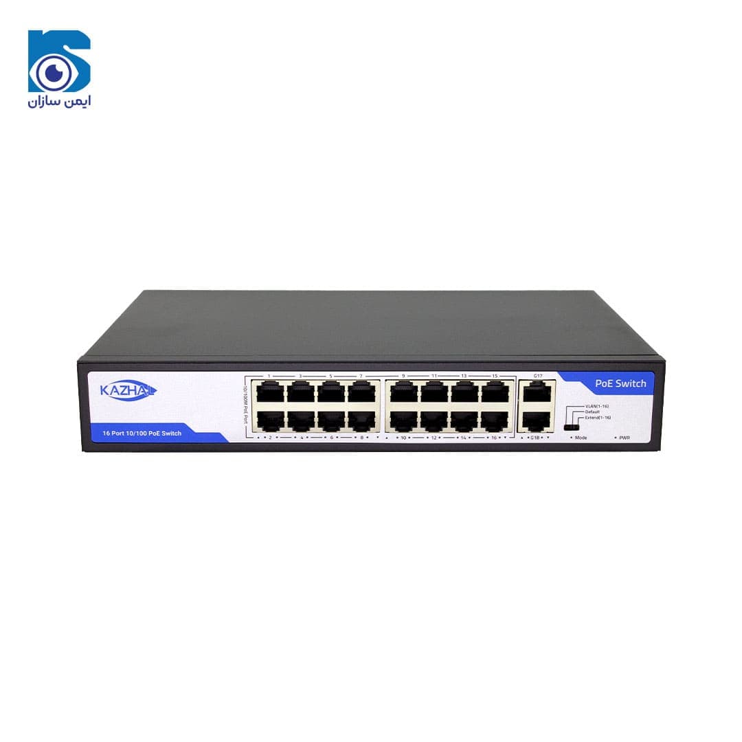 سوئیچ PoE کژال KAZHAL KNS-P162G-300-E3