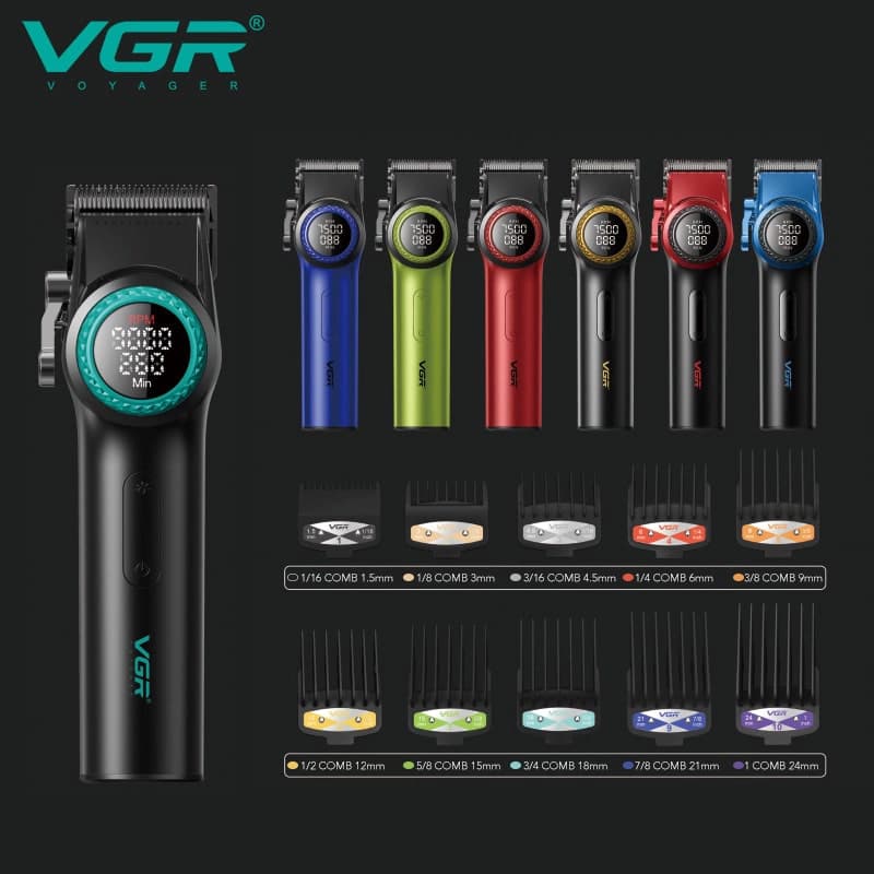 ماشین اصلاح سر و صورت وی جی آر مدل V-001 — تصویر ۶