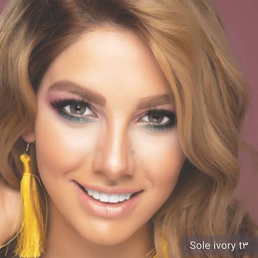 لنز سالانه طوسی دودی رینبو آیس | Rainbow Ice Lvory 3T