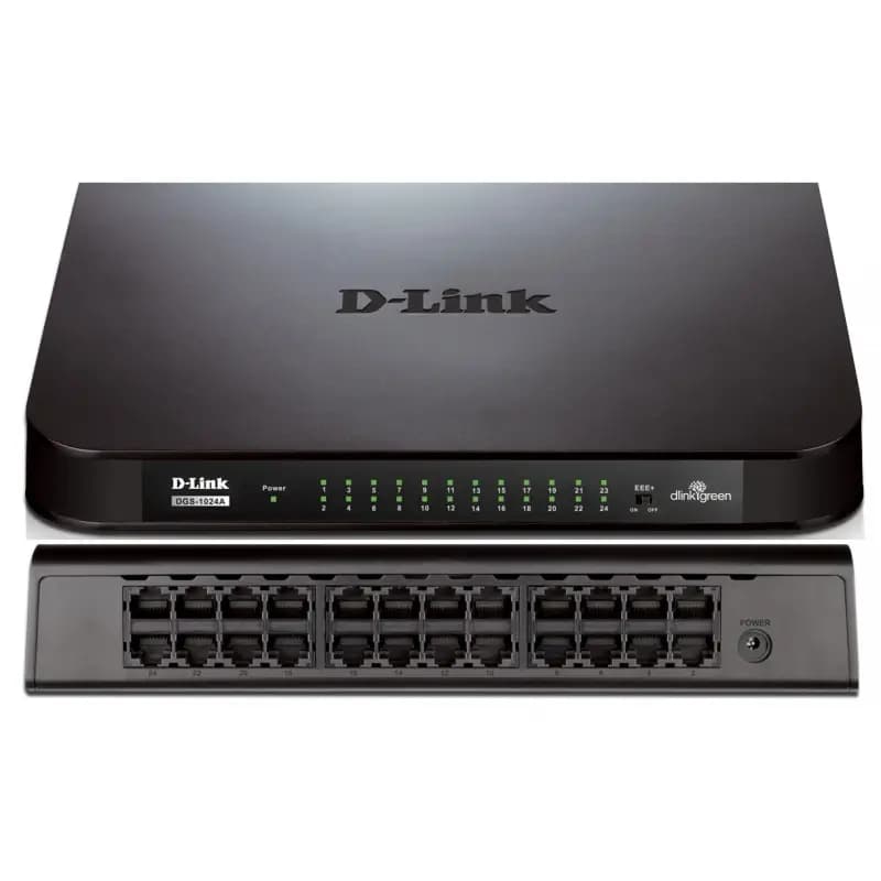 سوییچ 24 پورت گیگابیتی دسکتاپ دی-لینک مدل DGS-1024A — تصویر ۳