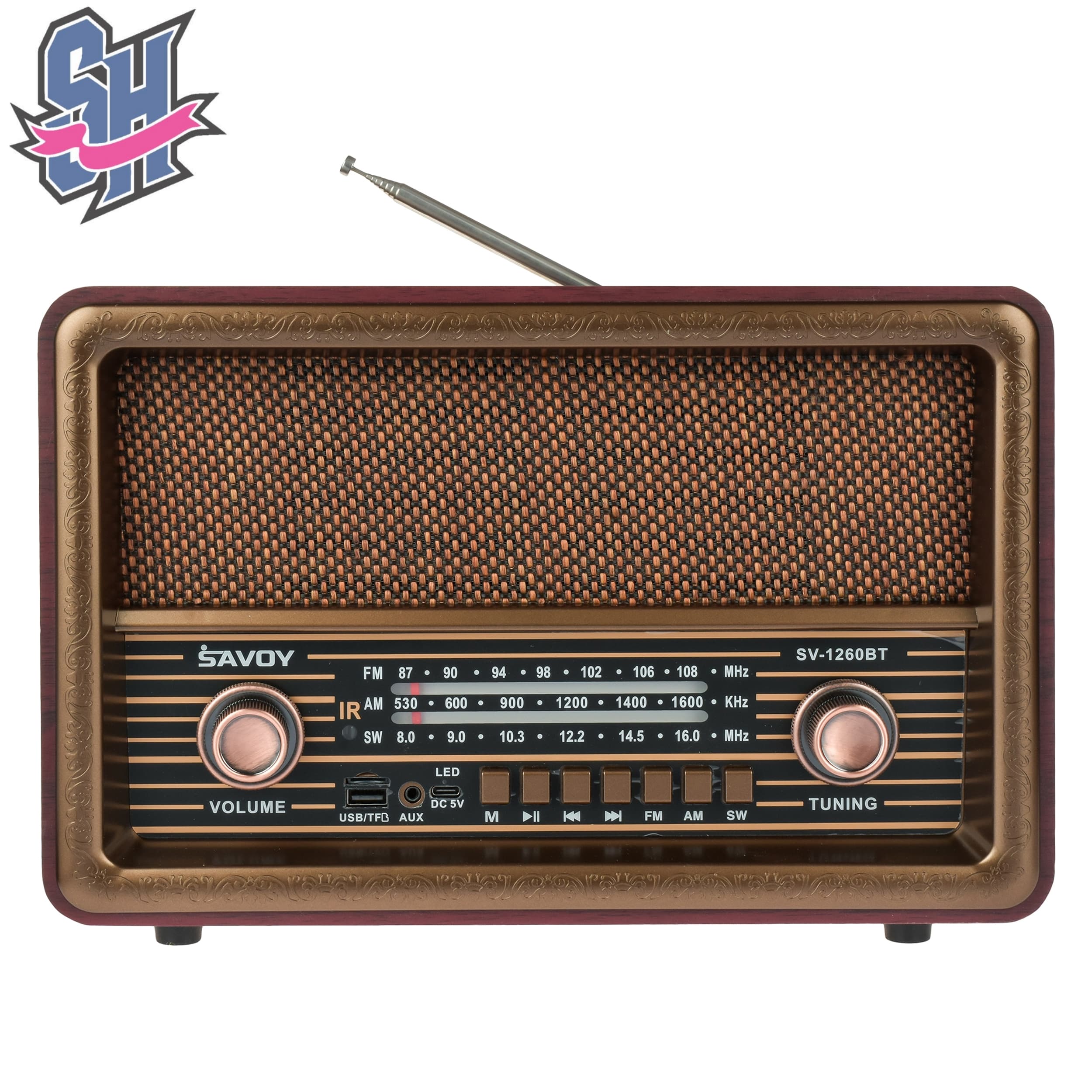 رادیو ساووی مدل SV-1260BT