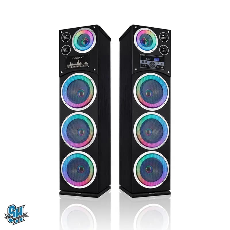 اسپیکر رقص نور دار دنای مدل DE-3010LW3 — تصویر ۲