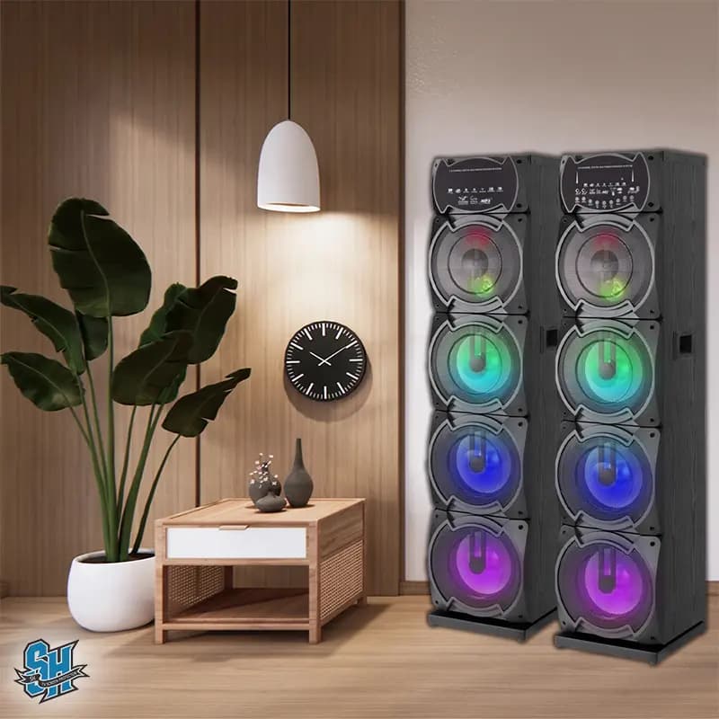 اسپیکر حرفه ای رقص نور دار دنای مدل ZAGROSS310 — تصویر ۵