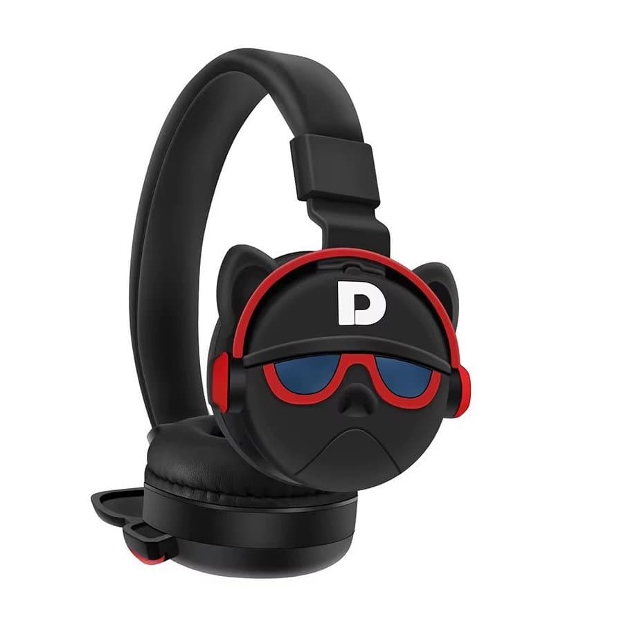 هدفون بیسیم عروسکی مدل AH-806Q3 طرح Bulldog