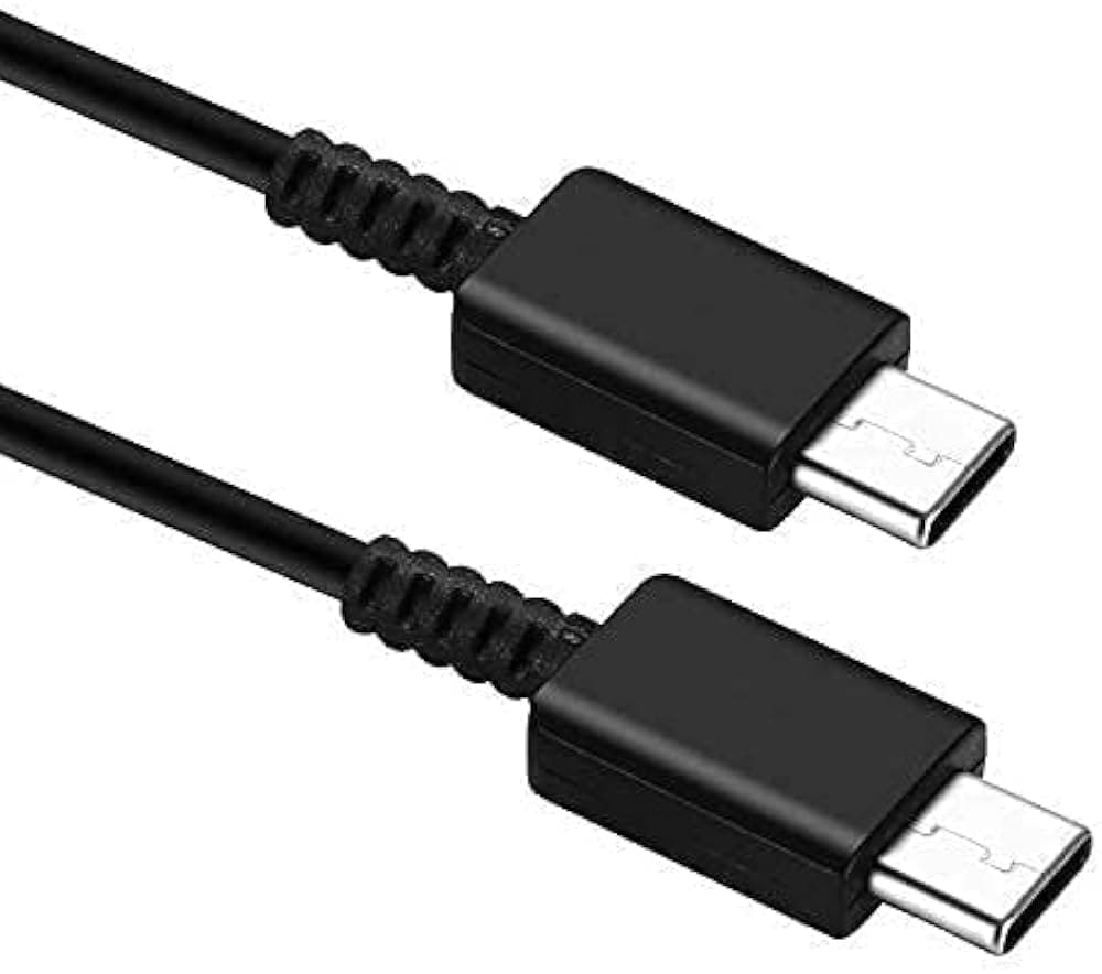 کابل شارژ سامسونگ سوپرفست S24 Ultra دوسر تایپ سی (Type-C to Type-C)