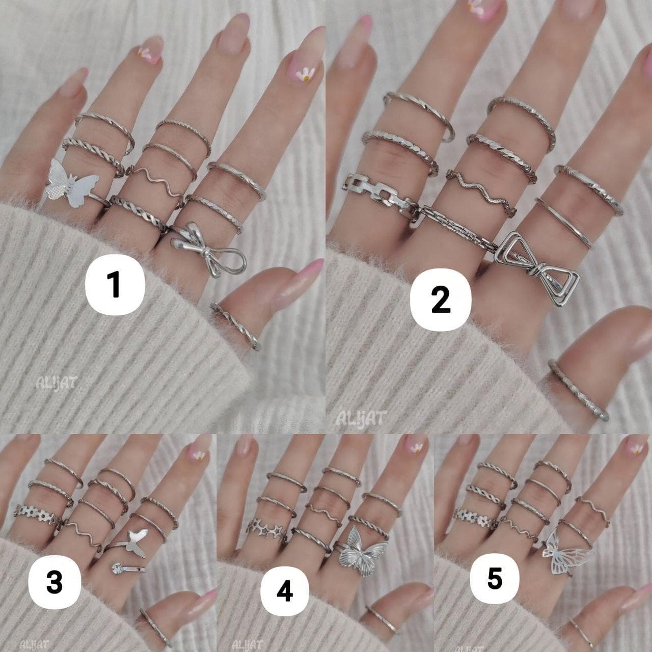 پک انگشتر اقتصادی _نقره ای