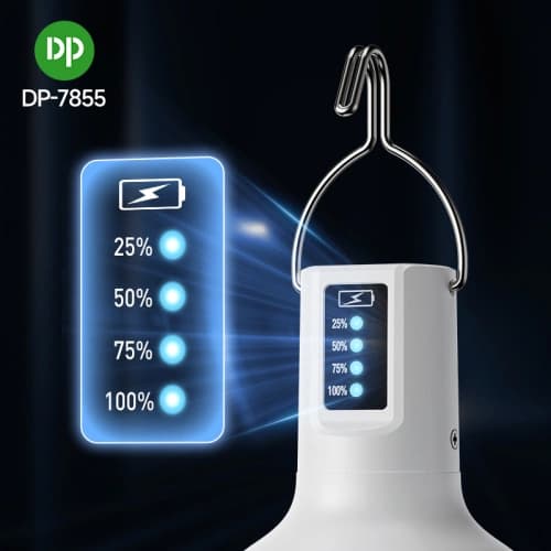 چراغ شارژی آویزدار 18 وات برند DP مدل DP-7855 — تصویر ۳