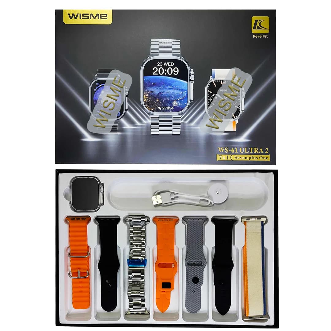 ساعت هوشمند طرح اپل واچ Wisme مدل WS-61 Ultra2 — تصویر ۳