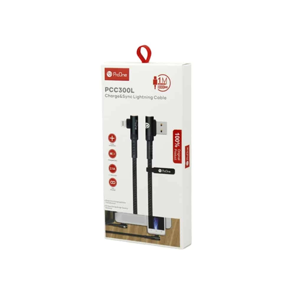 کابل تبدیل USB به لایتنینگ پرووان مدل PCC300L طول 1 متر — تصویر ۳