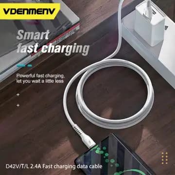 کابل فست شارژ میکرو دنمن مدل D42V — تصویر ۲
