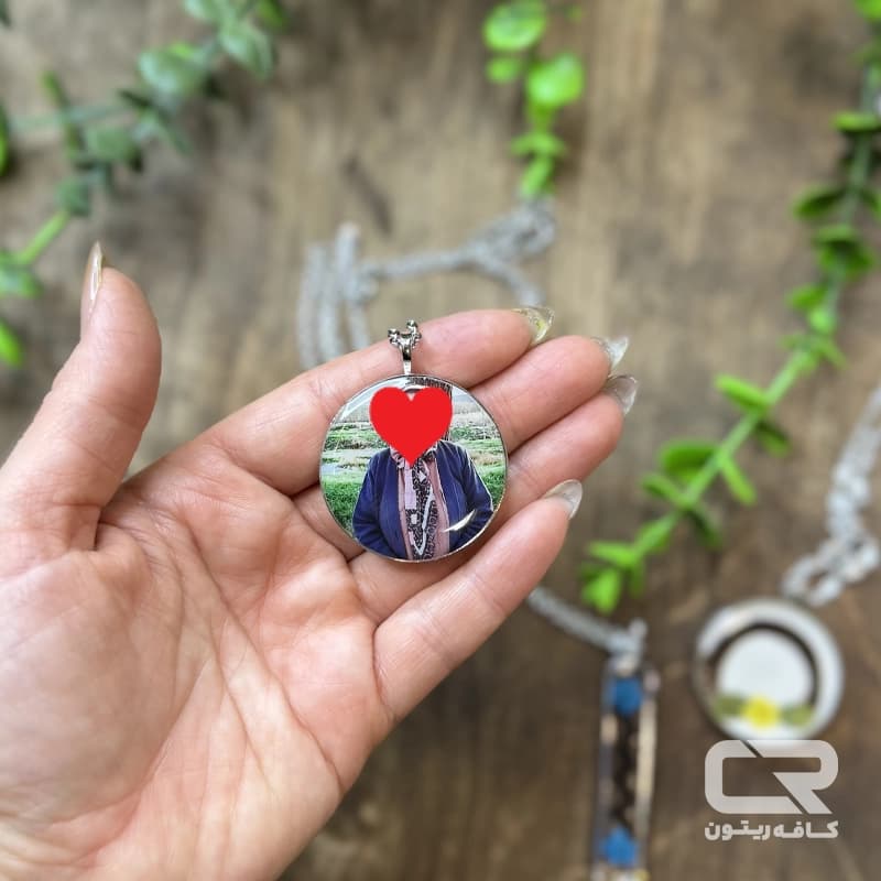 گردنبند رزینی یادگار موی مادربزرگ پک دوعددی — تصویر ۲