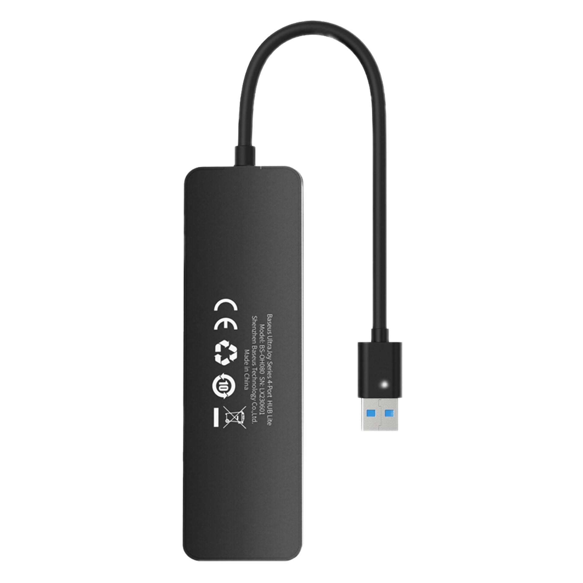هاب 4 پورت USB 3.0 باسئوس مدل BS-OH080 اتصال با کابل 100 سانتی — تصویر ۲