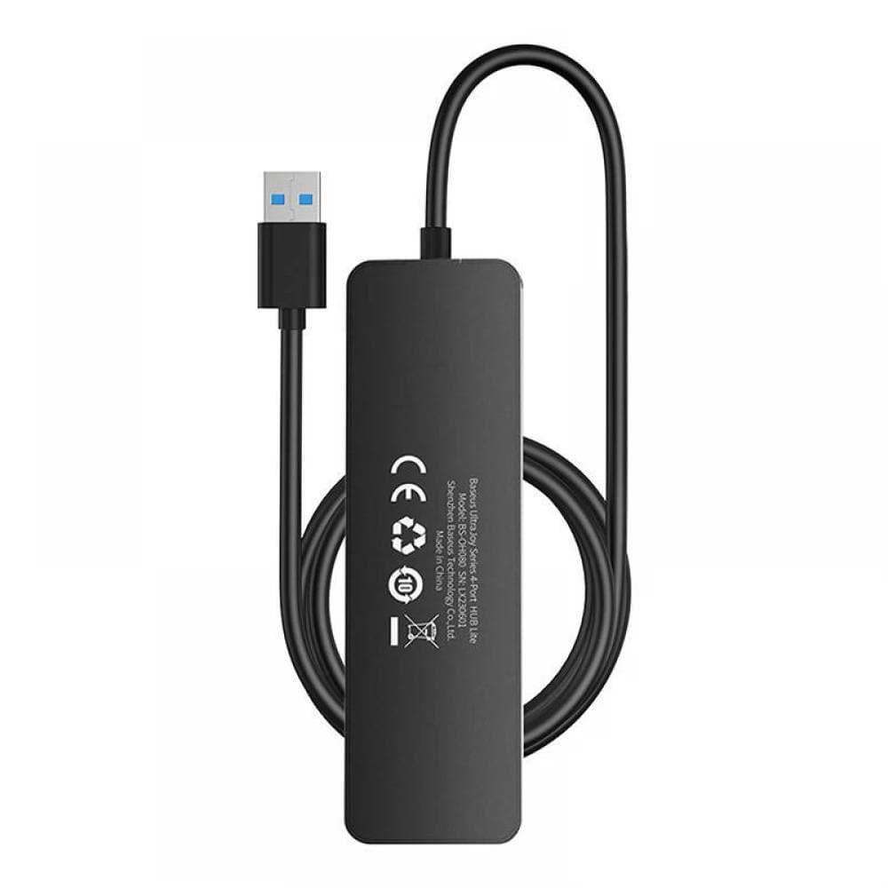 هاب 4 پورت USB 3.0 باسئوس مدل BS-OH080 اتصال با کابل 100 سانتی — تصویر ۶
