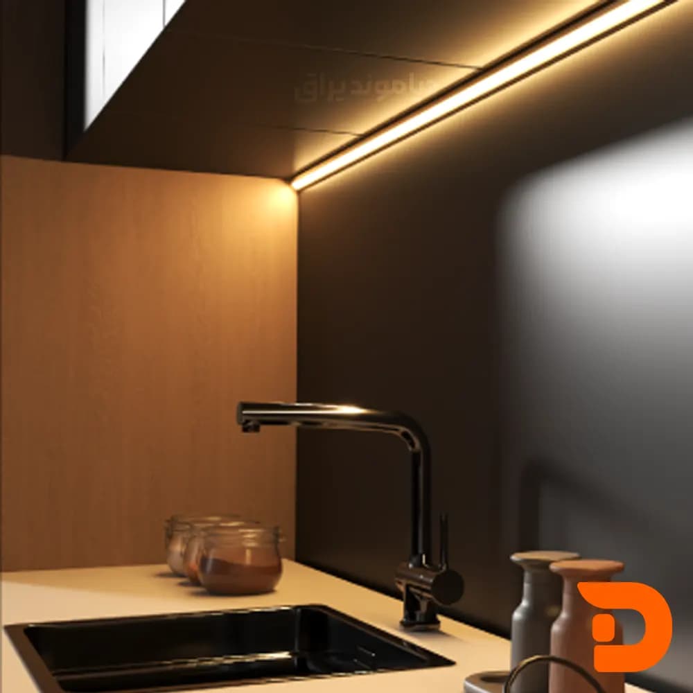 لاین نوری کابینت مدل کنج داناسنس — تصویر ۳