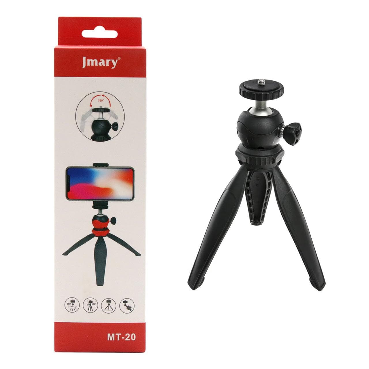 سه پایه دوربین Jmary مدل MT-20 – مشکی
