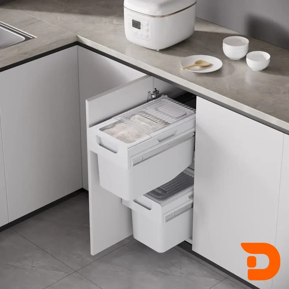 سطل برنج کابینتی ملونی 15 لیتری کد 9202 — تصویر ۲