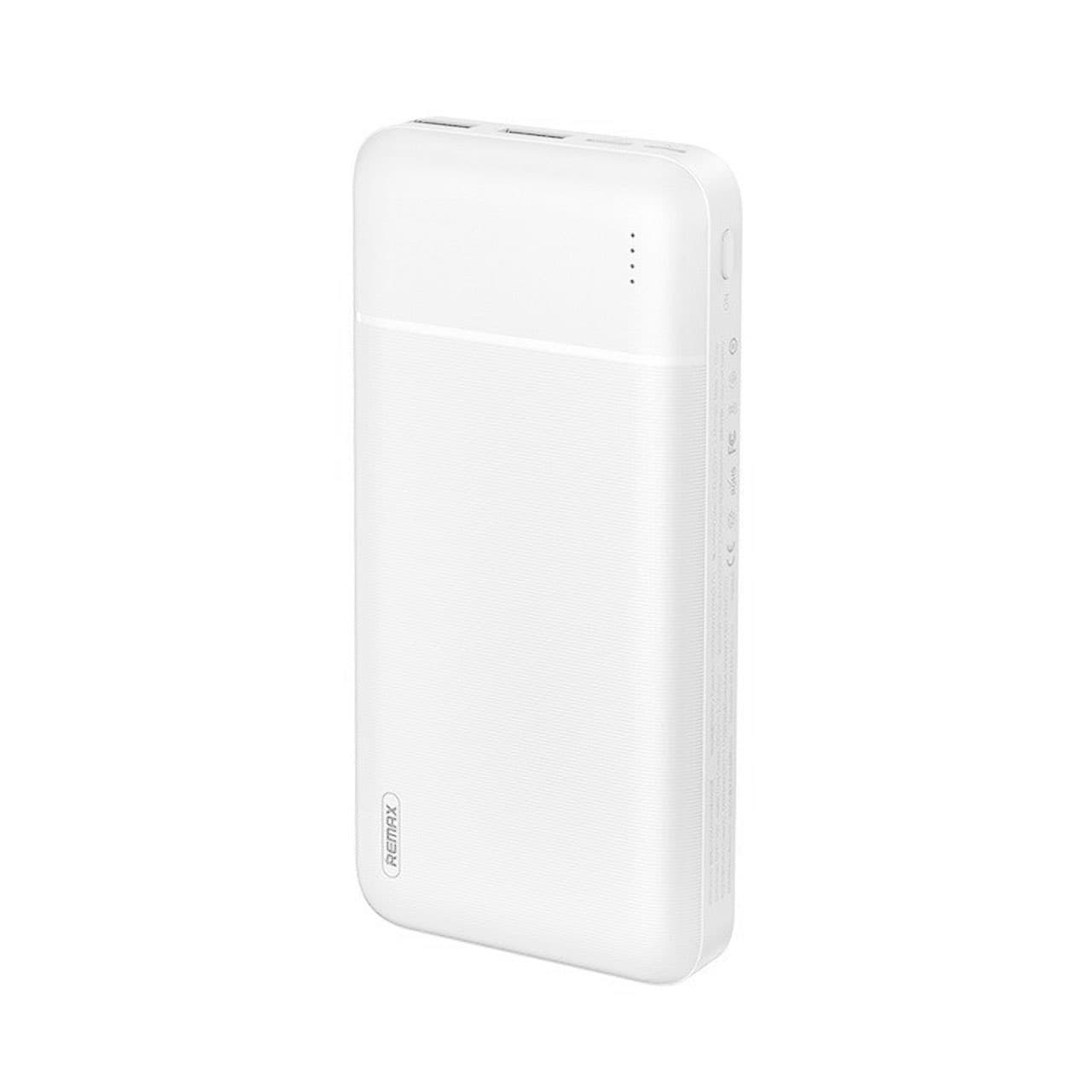 پاوربانک (فست شارژ) ریمکس 20000 میلی آمپر 10W مدل RPP-166 – سفید