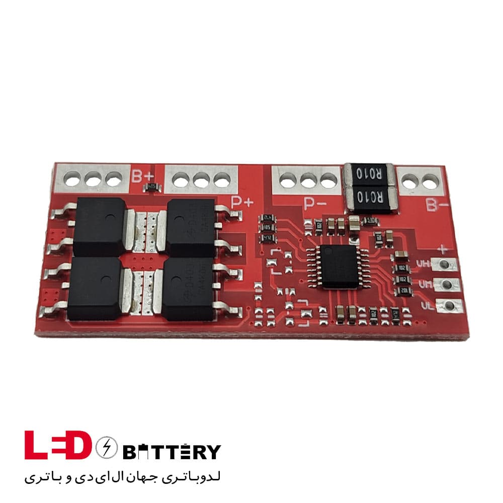 ماژول محافظ شارژ باتری لیتیومی 4s 30A دارای IC — تصویر ۲