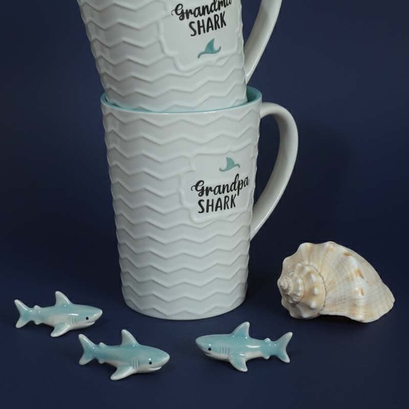 ماگ سرامیکی طرح shark کد 00738 — تصویر ۲