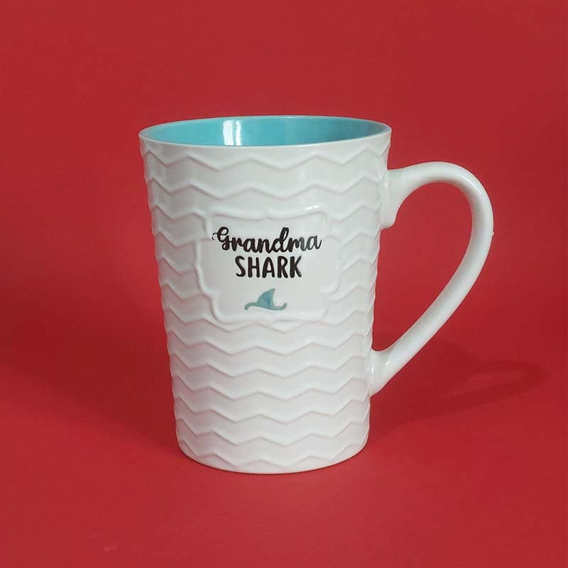 ماگ سرامیکی طرح shark کد 00738 — تصویر ۳