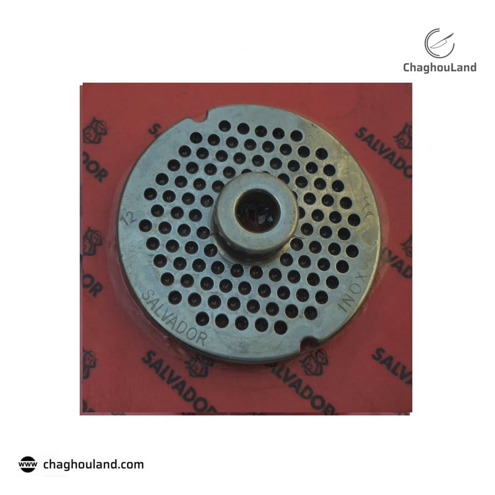 پنجره (شبکه) چرخ گوشت سالوادور سایز 12 سوراخ 3.5 (کبریتی)
