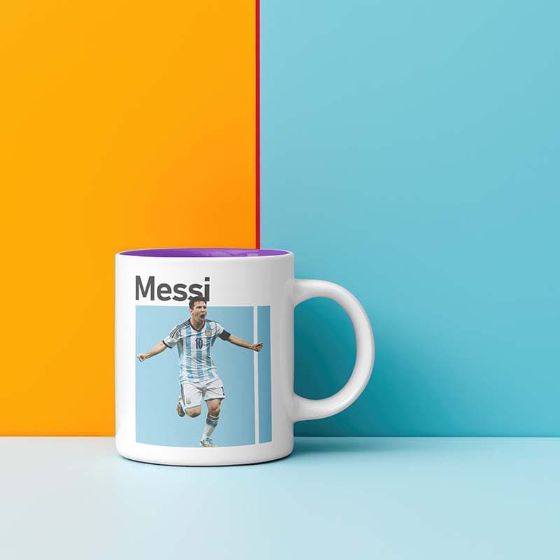 ماگ سرامیکی طرح MESSI کد 00709 — تصویر ۶