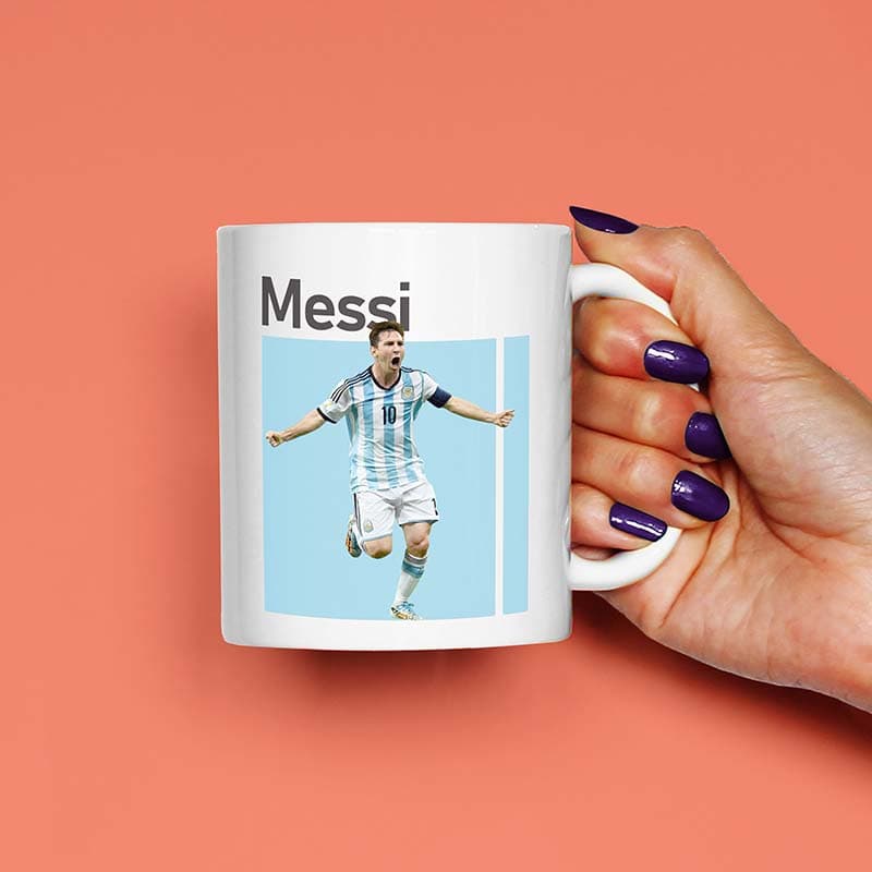 ماگ سرامیکی طرح MESSI کد 00709 — تصویر ۷