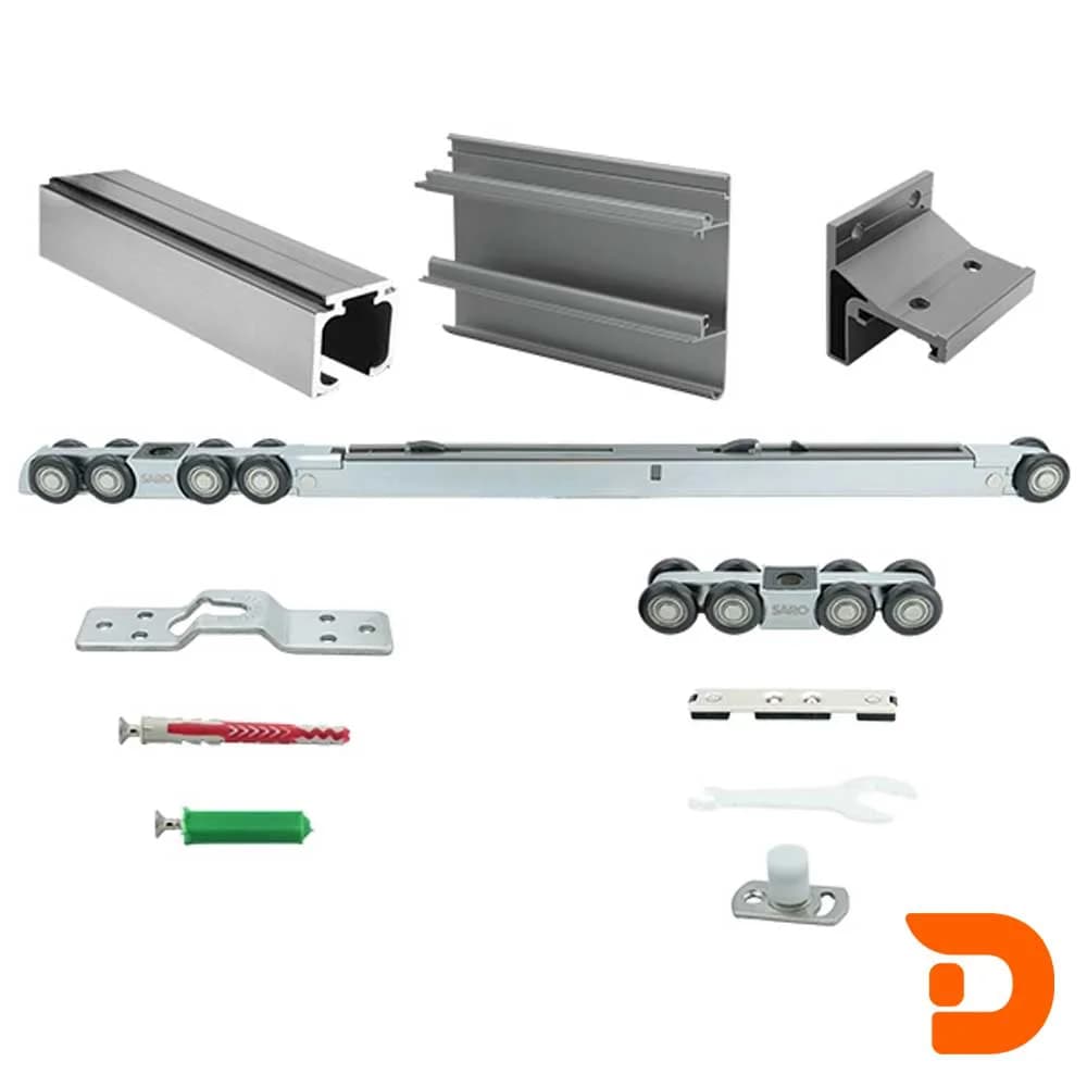 مکانیزم تک درب ریلی آویز سارو کد SSD-02