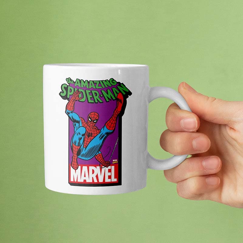 ماگ سرامیکی طرح کمیک amazing spiderman کد 00694 — تصویر ۲