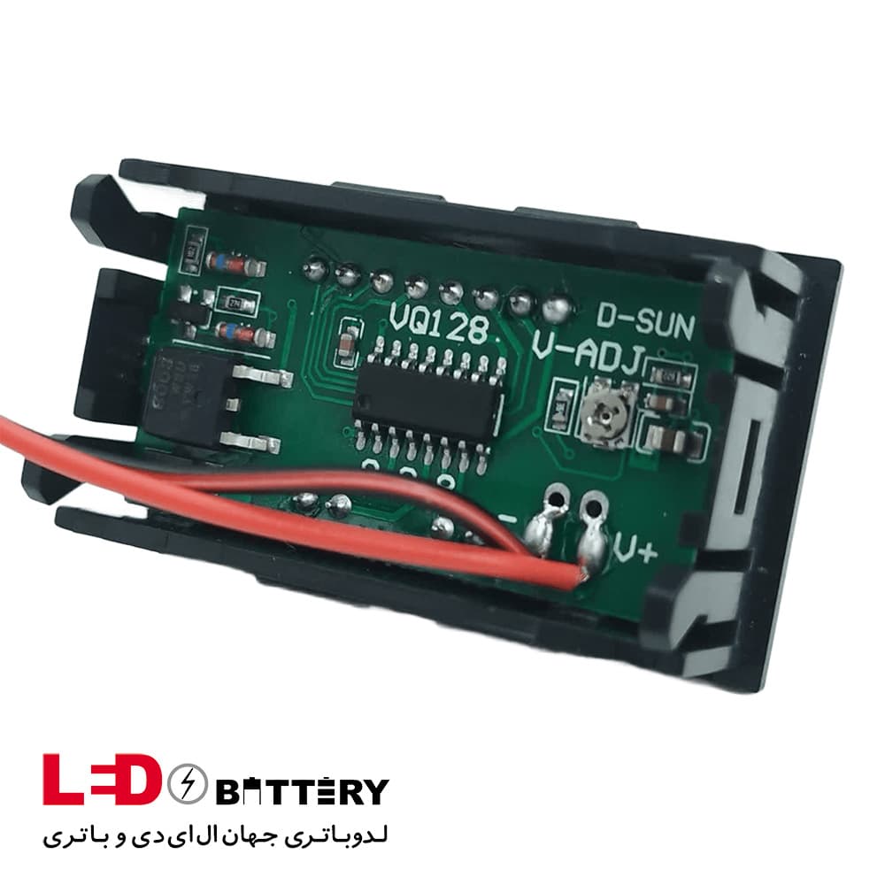 نمایشگر شارژ و ولتاژ باتری 12 تا 60 ولت روپنلی (12V-60V سیلد اسید) — تصویر ۳