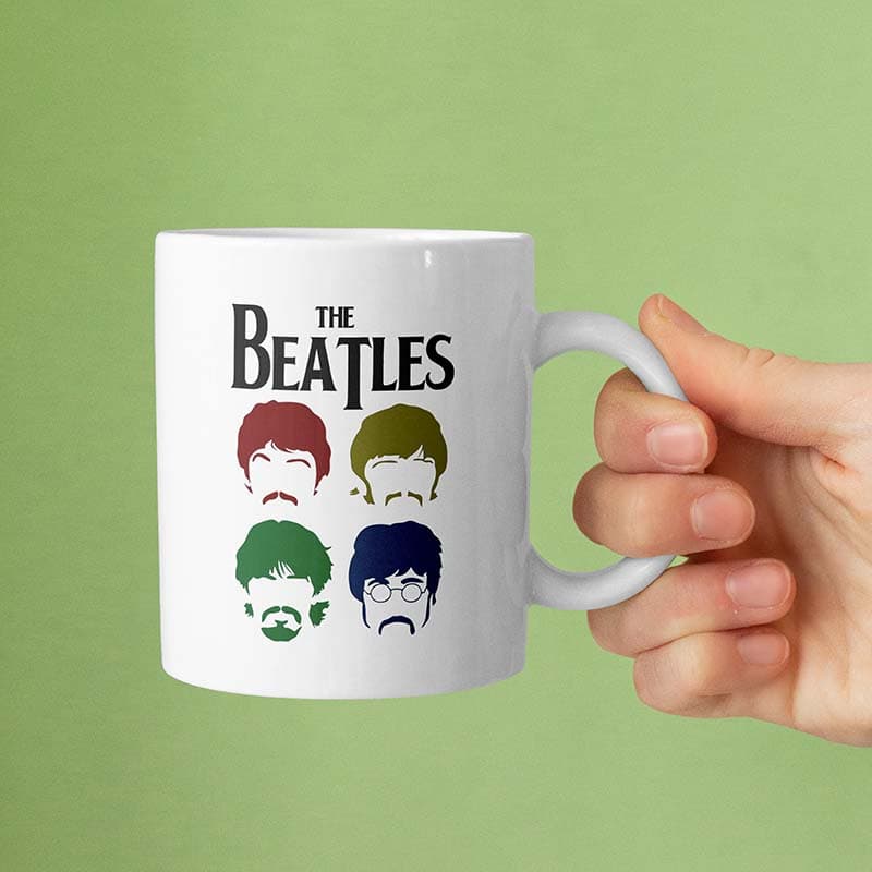 ماگ سرامیکی طرح Beatles کد 00672 — تصویر ۲