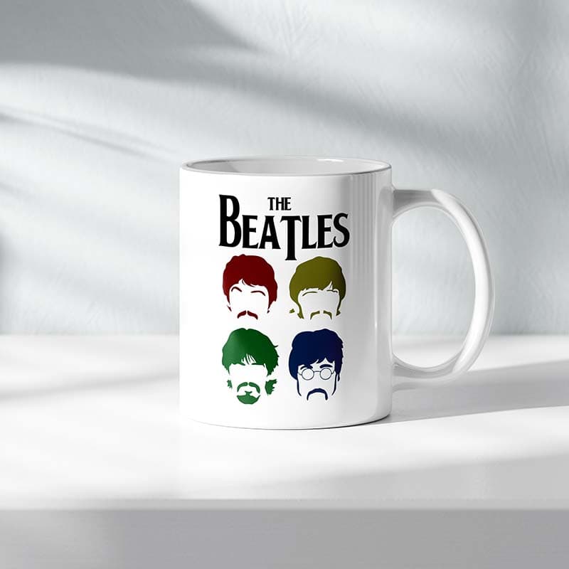 ماگ سرامیکی طرح Beatles کد 00672 — تصویر ۳